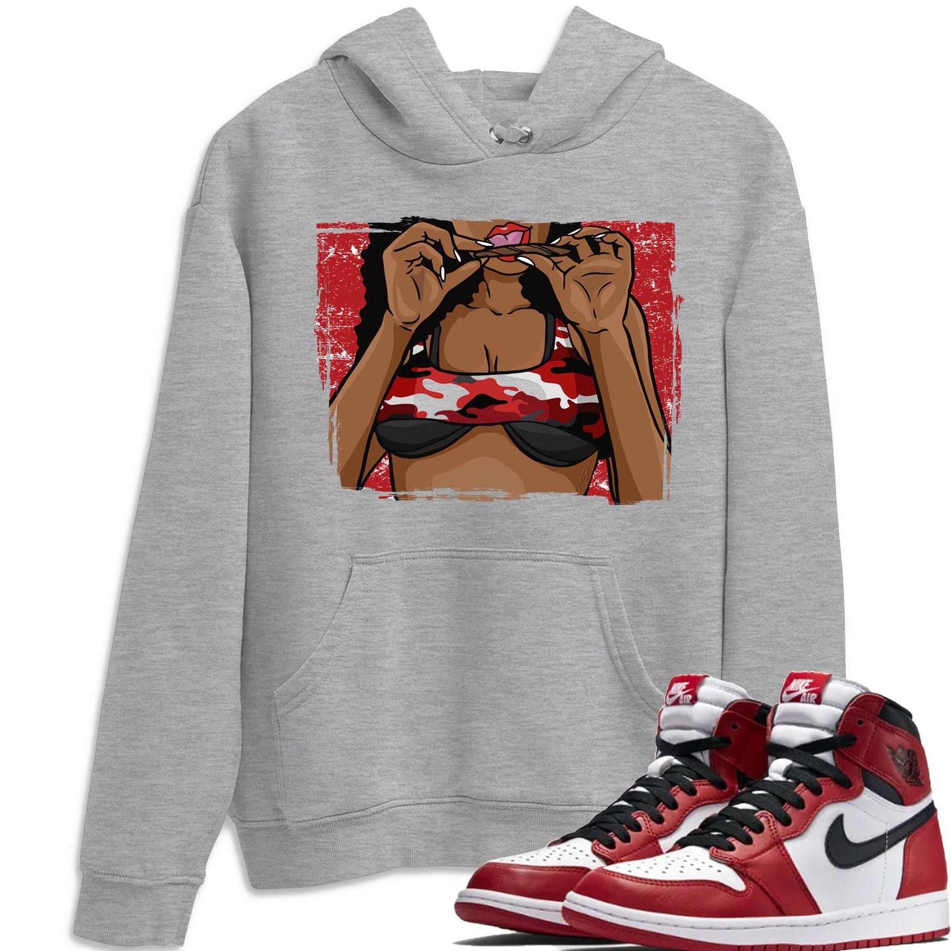 Jordan 1 Varsity Red Chicago Sneaker Match Tees Roll Up Sneaker Tees Jordan 1 Varsity Red Chicago Sneaker Release Tees Unisex Shirts