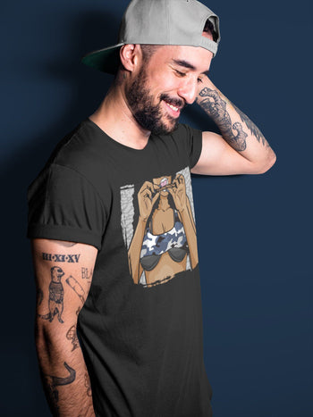 Jordan 3 Midnight Navy Sneaker Match Tees Roll Up Sneaker Tees Jordan 3 Midnight Navy Sneaker Release Tees Unisex Shirts
