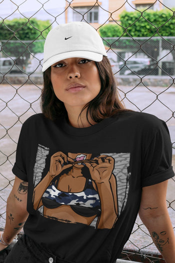 Jordan 3 Midnight Navy Sneaker Match Tees Roll Up Sneaker Tees Jordan 3 Midnight Navy Sneaker Release Tees Unisex Shirts
