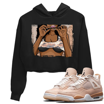 Jordan 4 Shimmer Sneaker Match Tees Roll Up Sneaker Tees Jordan 4 Shimmer Sneaker Release Tees Women's Shirts