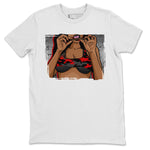 Jordan 5 Raging Bull Sneaker Match Tees Roll UP Sneaker Tees Jordan 5 Raging Bull Sneaker Release Tees Unisex Shirts