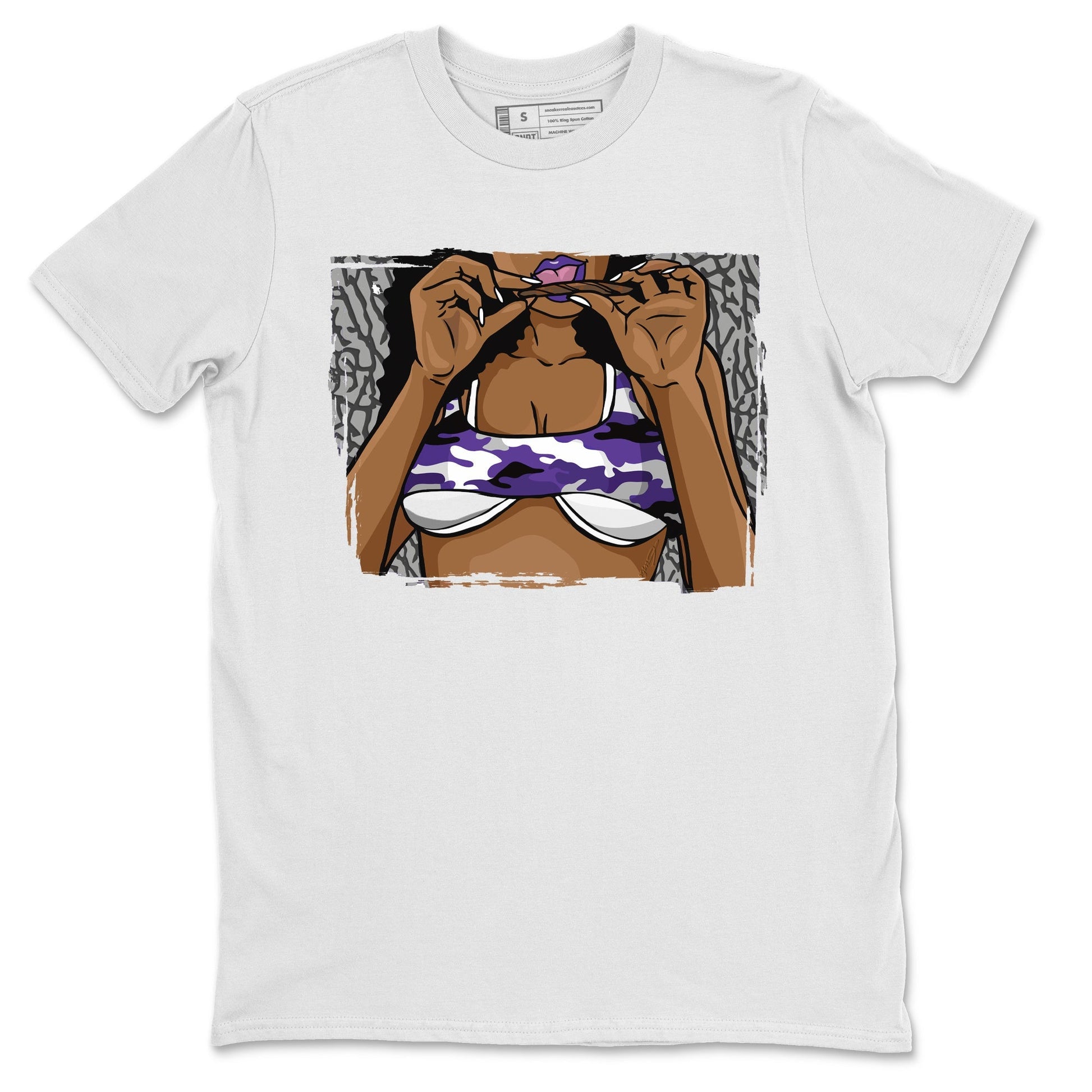 Jordan 3 Dark Iris Sneaker Match Tees Roll Up Sneaker Tees Jordan 3 Dark Iris Sneaker Release Tees Unisex Shirts