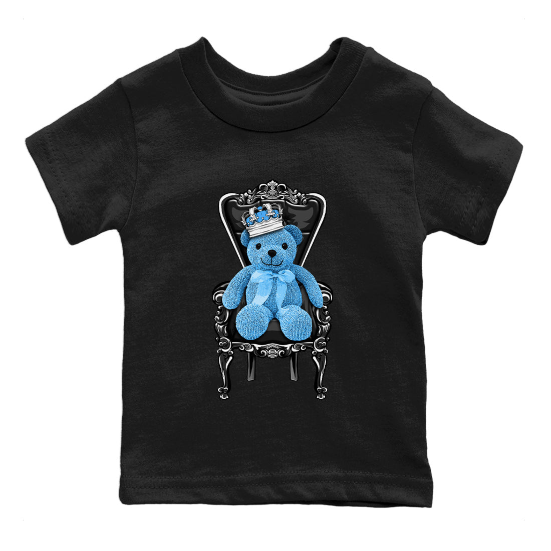 Air Jordan 1 UNC Toe Royal Bear Baby and Kids Sneaker Tees Air Jordan 1 UNC Toe Kids Sneaker Tees Washing and Care Tip