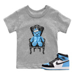 Air Jordan 1 UNC Toe Royal Bear Baby and Kids Sneaker Tees Air Jordan 1 UNC Toe Kids Sneaker Tees Size Chart