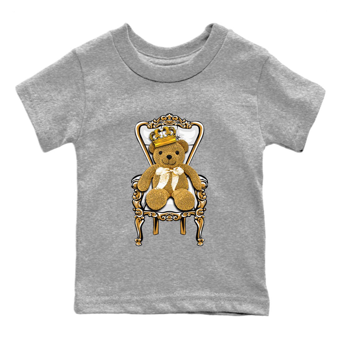 Air Jordan 13 Wheat shirt to match jordans Royal Bear sneaker tees 13 Wheat SNRT Sneaker Release Tees Baby Toddler Kids Heather Grey 2 T-Shirt