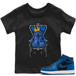 Jordan 1 Dark Marina Blue Sneaker Match Tees Royal Bear Sneaker Tees Jordan 1 Dark Marina Blue Sneaker Release Tees Kids Shirts