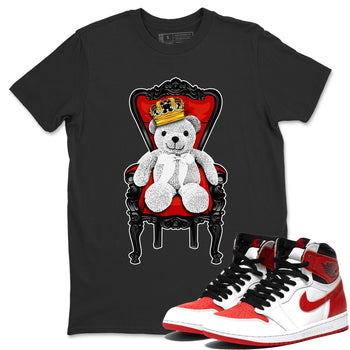 Jordan 1 Heritage Sneaker Match Tees Royal Bear Sneaker Tees Jordan 1 Heritage Sneaker Release Tees Unisex Shirts