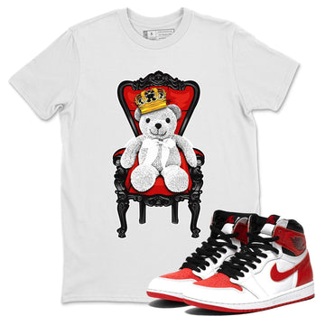 Jordan 1 Heritage Sneaker Match Tees Royal Bear Sneaker Tees Jordan 1 Heritage Sneaker Release Tees Unisex Shirts