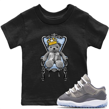Jordan 11 Cool Grey Sneaker Match Tees Royal Bear Sneaker Tees Jordan 11 Cool Grey Sneaker Release Tees Kids Shirts
