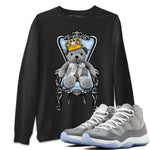 Jordan 11 Cool Grey Sneaker Match Tees Royal Bear Sneaker Tees Jordan 11 Cool Grey Sneaker Release Tees Unisex Shirts