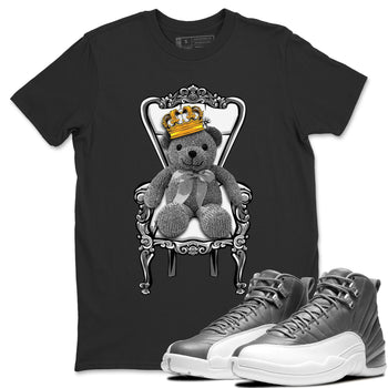 Jordan 12 Stealth Sneaker Match Tees Royal Bear Sneaker Tees Jordan 12 Stealth Sneaker Release Tees Unisex Shirts