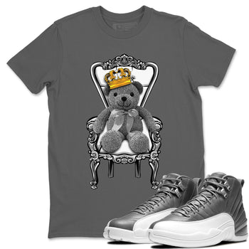 Jordan 12 Stealth Sneaker Match Tees Royal Bear Sneaker Tees Jordan 12 Stealth Sneaker Release Tees Unisex Shirts