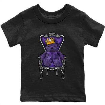 Jordan 13 Court Purple Sneaker Match Tees Royal Bear Sneaker Tees Jordan 13 Court Purple Sneaker Release Tees Kids Shirts