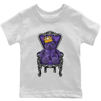Jordan 13 Court Purple Sneaker Match Tees Royal Bear Sneaker Tees Jordan 13 Court Purple Sneaker Release Tees Kids Shirts