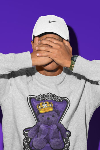 Jordan 13 Court Purple Sneaker Match Tees Royal Bear Sneaker Tees Jordan 13 Court Purple Sneaker Release Tees Unisex Shirts