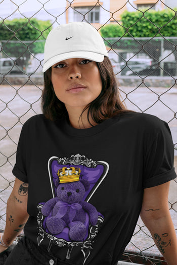 Jordan 13 Court Purple Sneaker Match Tees Royal Bear Sneaker Tees Jordan 13 Court Purple Sneaker Release Tees Unisex Shirts