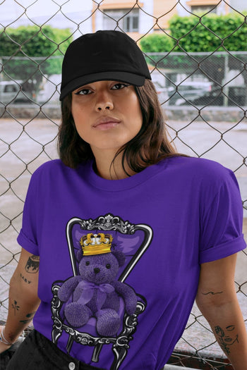 Jordan 13 Court Purple Sneaker Match Tees Royal Bear Sneaker Tees Jordan 13 Court Purple Sneaker Release Tees Unisex Shirts