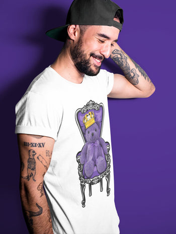 Jordan 13 Court Purple Sneaker Match Tees Royal Bear Sneaker Tees Jordan 13 Court Purple Sneaker Release Tees Unisex Shirts