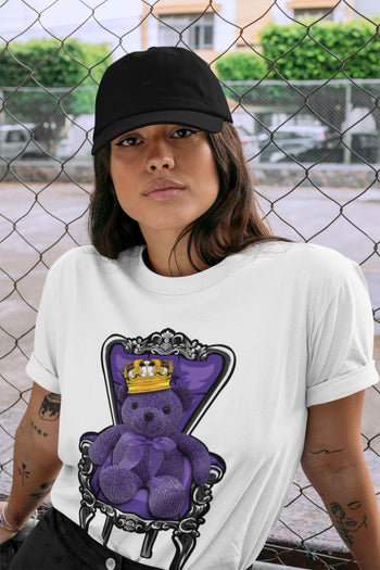 Jordan 13 Court Purple Sneaker Match Tees Royal Bear Sneaker Tees Jordan 13 Court Purple Sneaker Release Tees Unisex Shirts