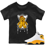 Jordan 13 Del Sol Sneaker Match Tees Royal Bear Sneaker Tees Jordan 13 Del Sol Sneaker Release Tees Kids Shirts