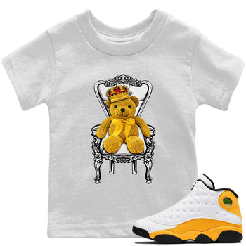 Jordan 13 Del Sol Sneaker Match Tees Royal Bear Sneaker Tees Jordan 13 Del Sol Sneaker Release Tees Kids Shirts