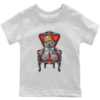 Jordan 4 Infrared Sneaker Match Tees Royal Bear Sneaker Tees Jordan 4 Infrared Sneaker Release Tees Kids Shirts