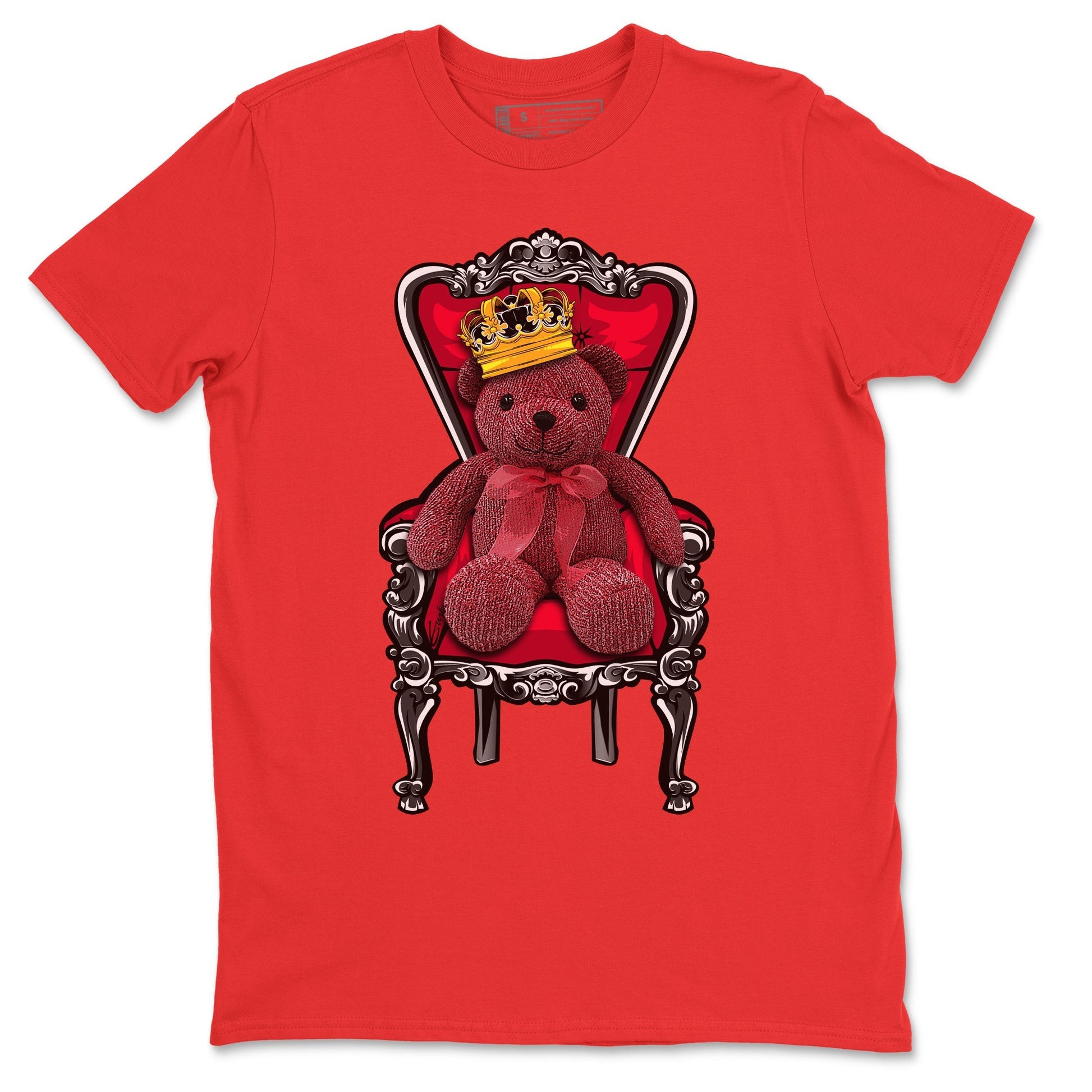 Jordan 4 Red Thunder Sneaker Match Tees Royal Bear Sneaker Tees Jordan 4 Red Thunder Sneaker Release Tees Unisex Shirts