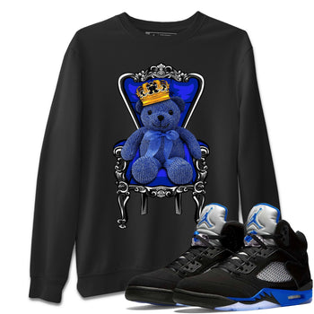 Jordan 5 Racer Blue Sneaker Match Tees Royal Bear Sneaker Tees Jordan 5 Racer Blue Sneaker Release Tees Unisex Shirts