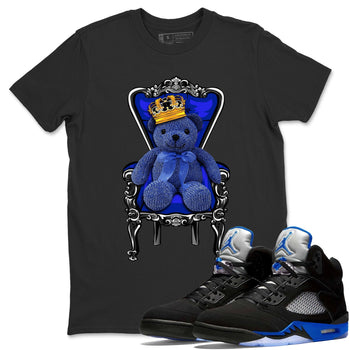 Jordan 5 Racer Blue Sneaker Match Tees Royal Bear Sneaker Tees Jordan 5 Racer Blue Sneaker Release Tees Unisex Shirts