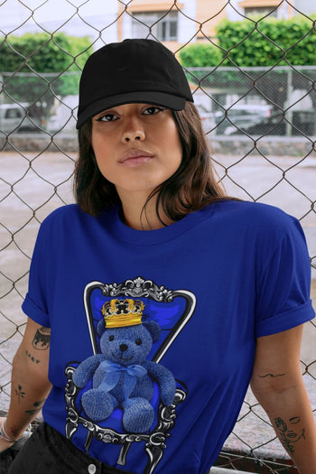 Jordan 5 Racer Blue Sneaker Match Tees Royal Bear Sneaker Tees Jordan 5 Racer Blue Sneaker Release Tees Unisex Shirts