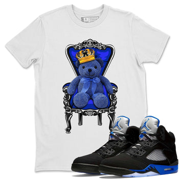 Jordan 5 Racer Blue Sneaker Match Tees Royal Bear Sneaker Tees Jordan 5 Racer Blue Sneaker Release Tees Unisex Shirts