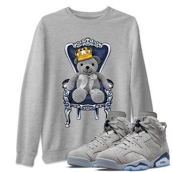 Jordan 6 Georgetown Sneaker Match Tees Royal Bear Sneaker Tees Jordan 6 Georgetown Sneaker Release Tees Unisex Shirts