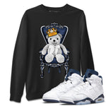 Jordan 6 Midnight Navy Sneaker Match Tees Royal Bear Sneaker Tees Jordan 6 Midnight Navy Sneaker Release Tees Unisex Shirts