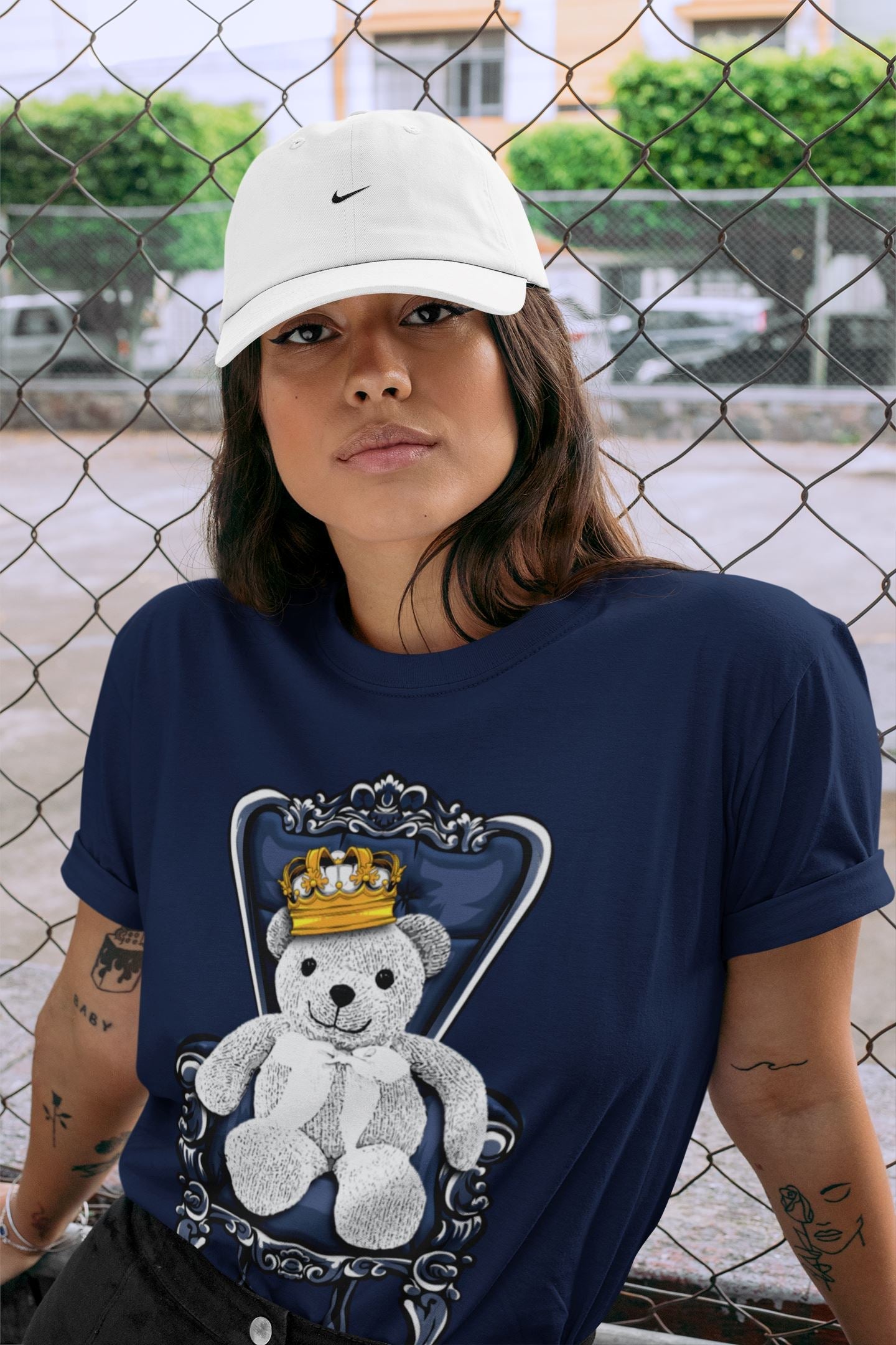 Jordan 6 Midnight Navy Sneaker Match Tees Royal Bear Sneaker Tees Jordan 6 Midnight Navy Sneaker Release Tees Unisex Shirts