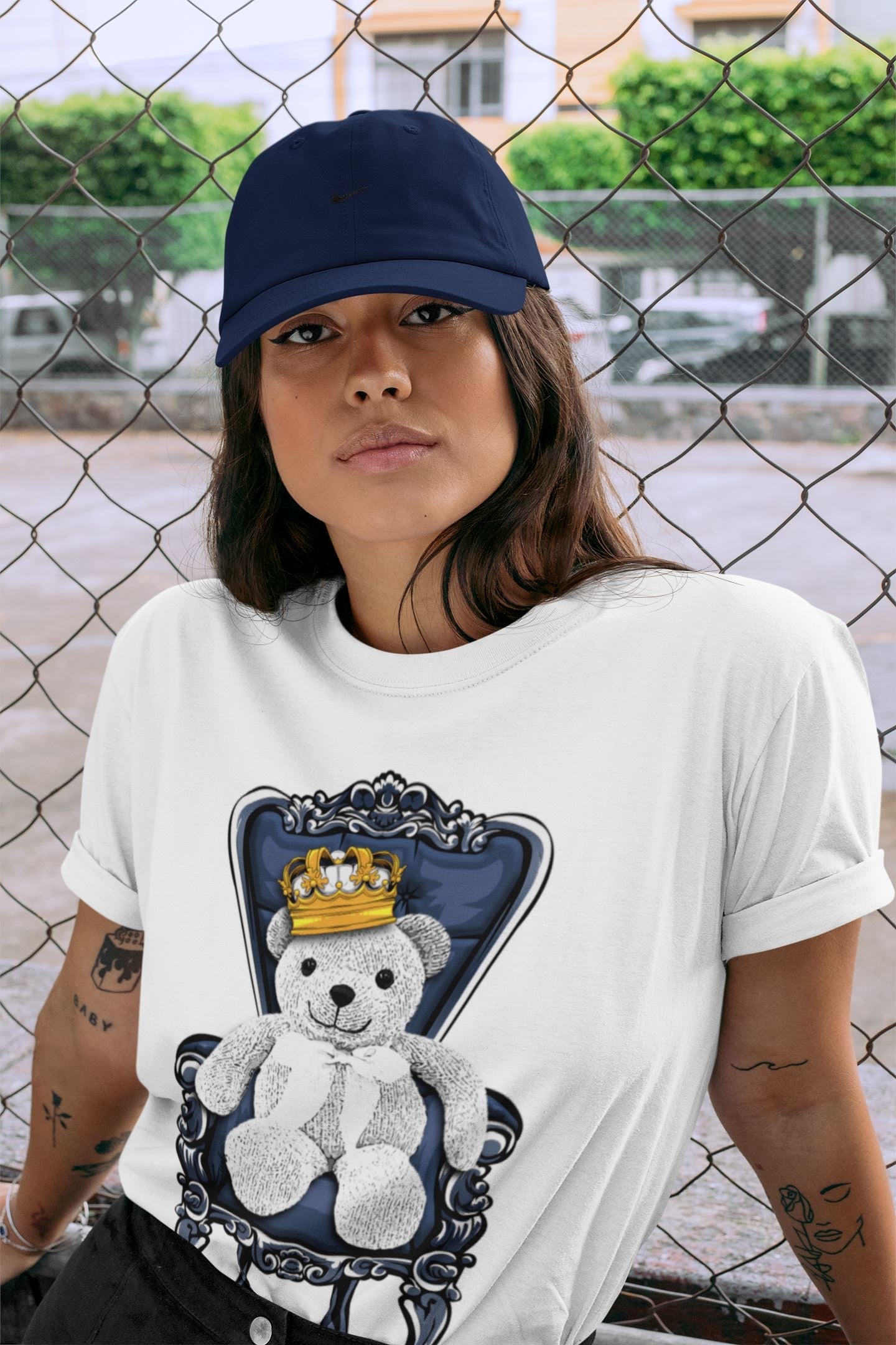 Jordan 6 Midnight Navy Sneaker Match Tees Royal Bear Sneaker Tees Jordan 6 Midnight Navy Sneaker Release Tees Unisex Shirts