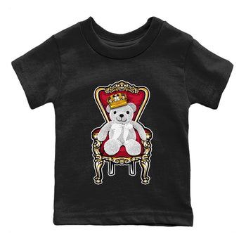 Jordan 7 Cardinal Sneaker Match Tees Royal Bear Sneaker Tees Jordan 7 Cardinal Sneaker Release Tees Kids Shirts