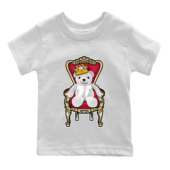 Jordan 7 Cardinal Sneaker Match Tees Royal Bear Sneaker Tees Jordan 7 Cardinal Sneaker Release Tees Kids Shirts