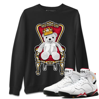 Jordan 7 Cardinal Sneaker Match Tees Royal Bear Sneaker Tees Jordan 7 Cardinal Sneaker Release Tees Unisex Shirts