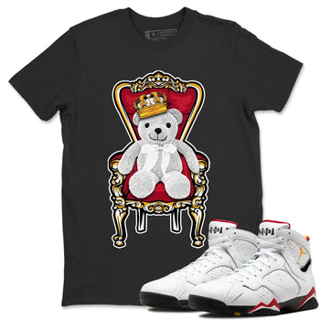Jordan 7 Cardinal Sneaker Match Tees Royal Bear Sneaker Tees Jordan 7 Cardinal Sneaker Release Tees Unisex Shirts