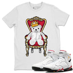 Jordan 7 Cardinal Sneaker Match Tees Royal Bear Sneaker Tees Jordan 7 Cardinal Sneaker Release Tees Unisex Shirts