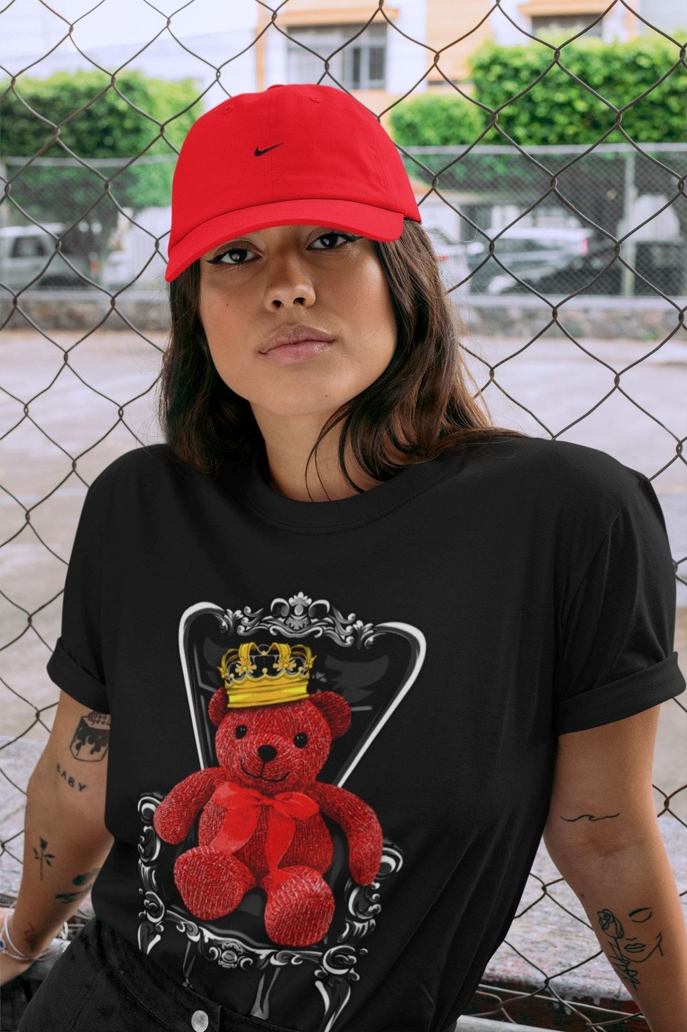 Jordan 9 Chile Red Sneaker Match Tees Royal Bear Sneaker Tees Jordan 9 Chile Red Sneaker Release Tees Unisex Shirts