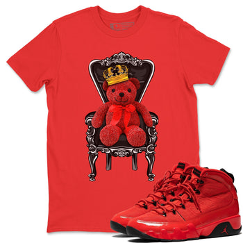 Jordan 9 Chile Red Sneaker Match Tees Royal Bear Sneaker Tees Jordan 9 Chile Red Sneaker Release Tees Unisex Shirts