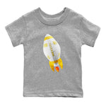 Air Jordan 11 Yellow Python Sneaker Match Tees Rugby Rocket Sneaker Tees AJ11 Yellow Python Sneaker Release Tees Kids Shirts Heather Grey 2