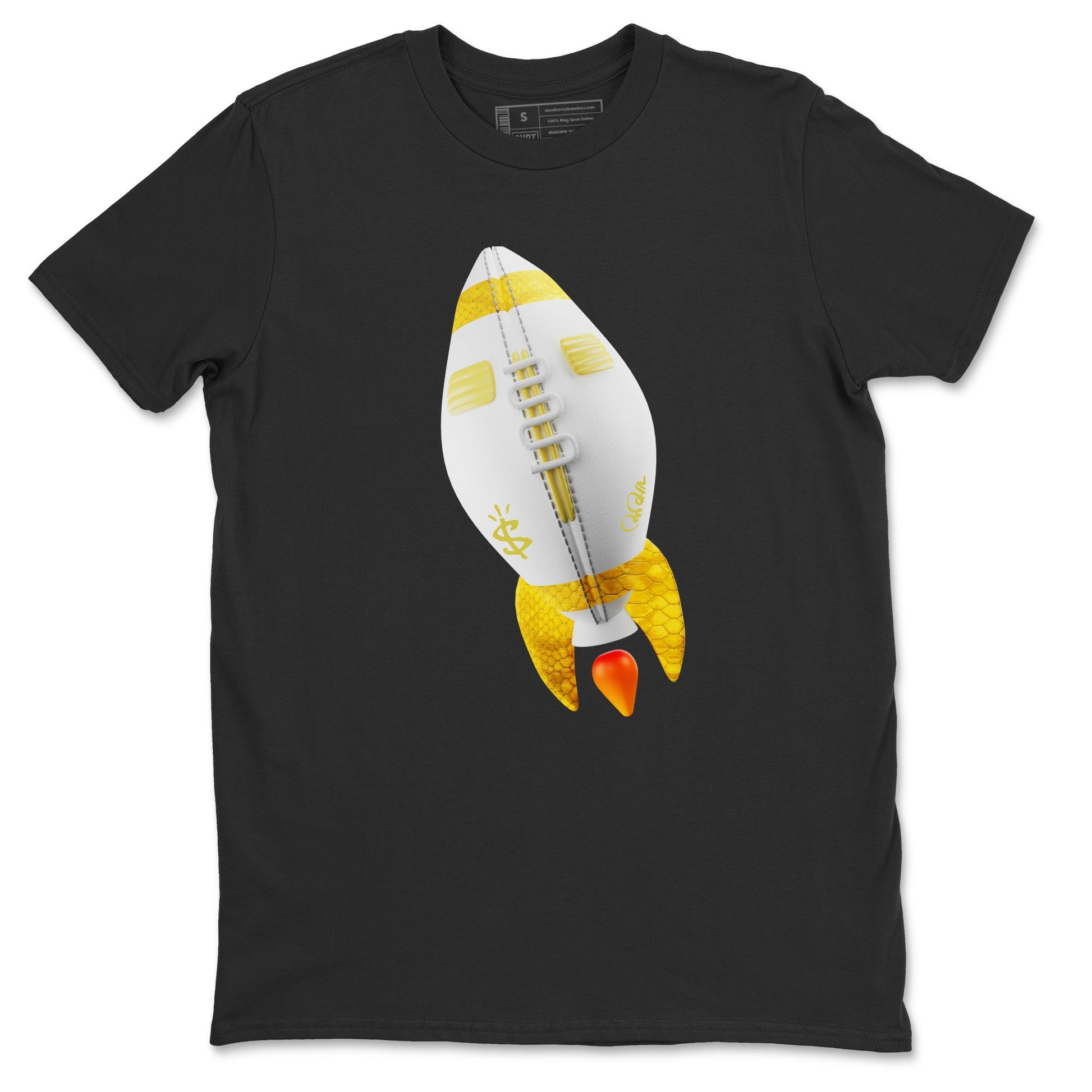 Air Jordan 11 Yellow Python Sneaker Match Tees Rugby Rocket Sneaker Tees AJ11 Yellow Python Sneaker Release Tees Unisex Shirts Black 2