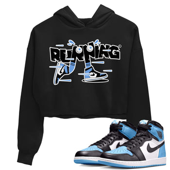 Air Jordan 1 Retro High OG UNC Toe Shirt to match Jordans Running Shoes Sneaker Tees AJ1 UNC Toe SNRT Sneaker Release Tees Crop T-Shirts Black 1