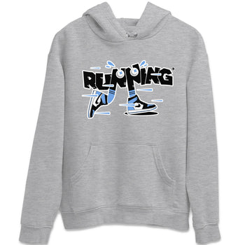Air Jordan 1 Retro High OG UNC Toe Shirt to match Jordans Running Shoes Sneaker Tees AJ1 UNC Toe SNRT Sneaker Release Tees Crew Neck T-Shirts Heather Grey 2