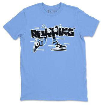 Air Jordan 1 Retro High OG UNC Toe Shirt to match Jordans Running Shoes Sneaker Tees AJ1 UNC Toe SNRT Sneaker Release Tees Crew Neck T-Shirts Carolina Blue 2