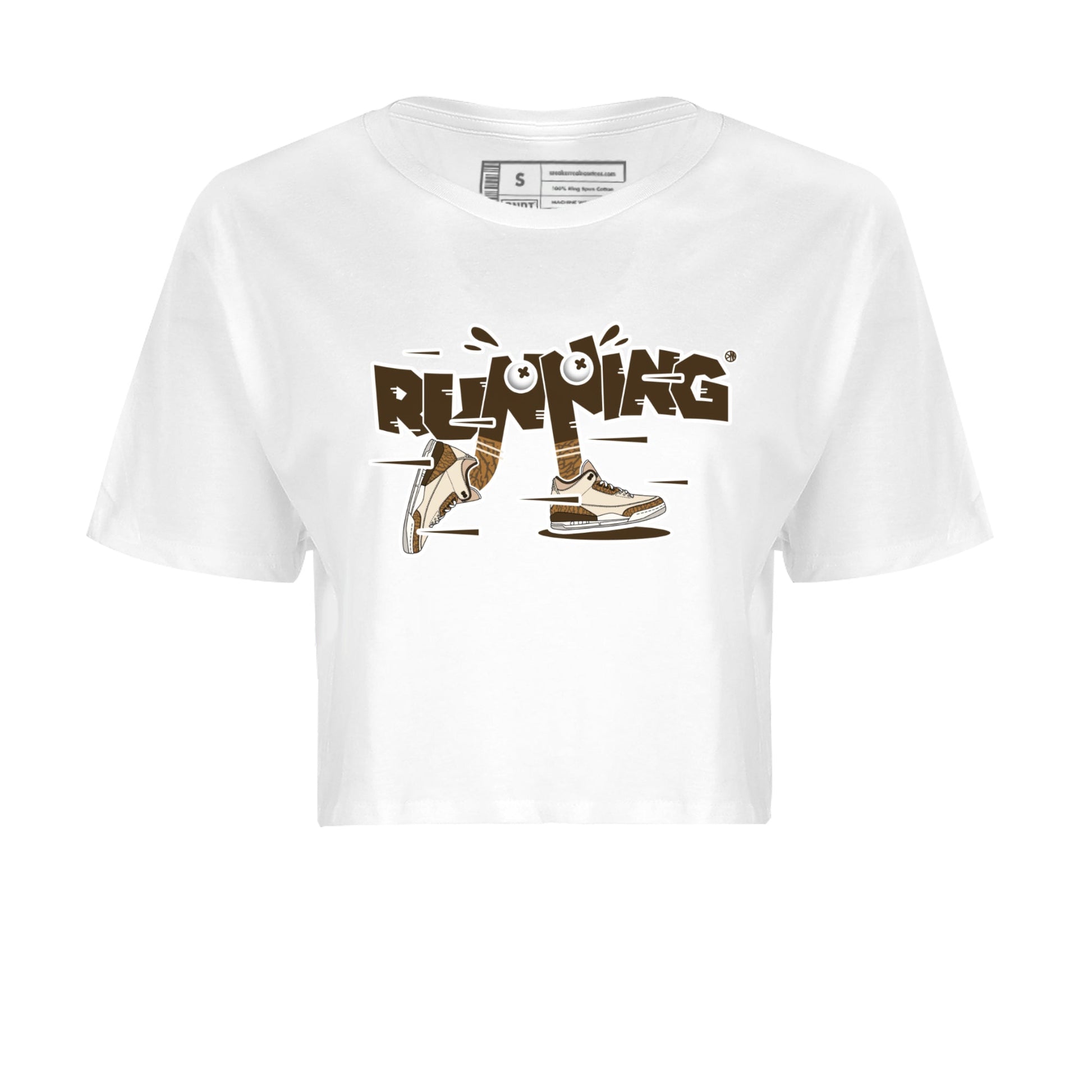 Air Jordan 3 Palomino Sneaker Match Tees Running Shoes Sneaker Tees AJ3 Palomino Sneaker Release Tees Women's Shirts White 2