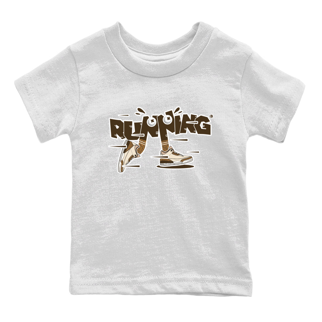 Air Jordan 3 Palomino Sneaker Match Tees Running Shoes Sneaker Tees AJ3 Palomino Sneaker Release Tees Kids Shirts White 2