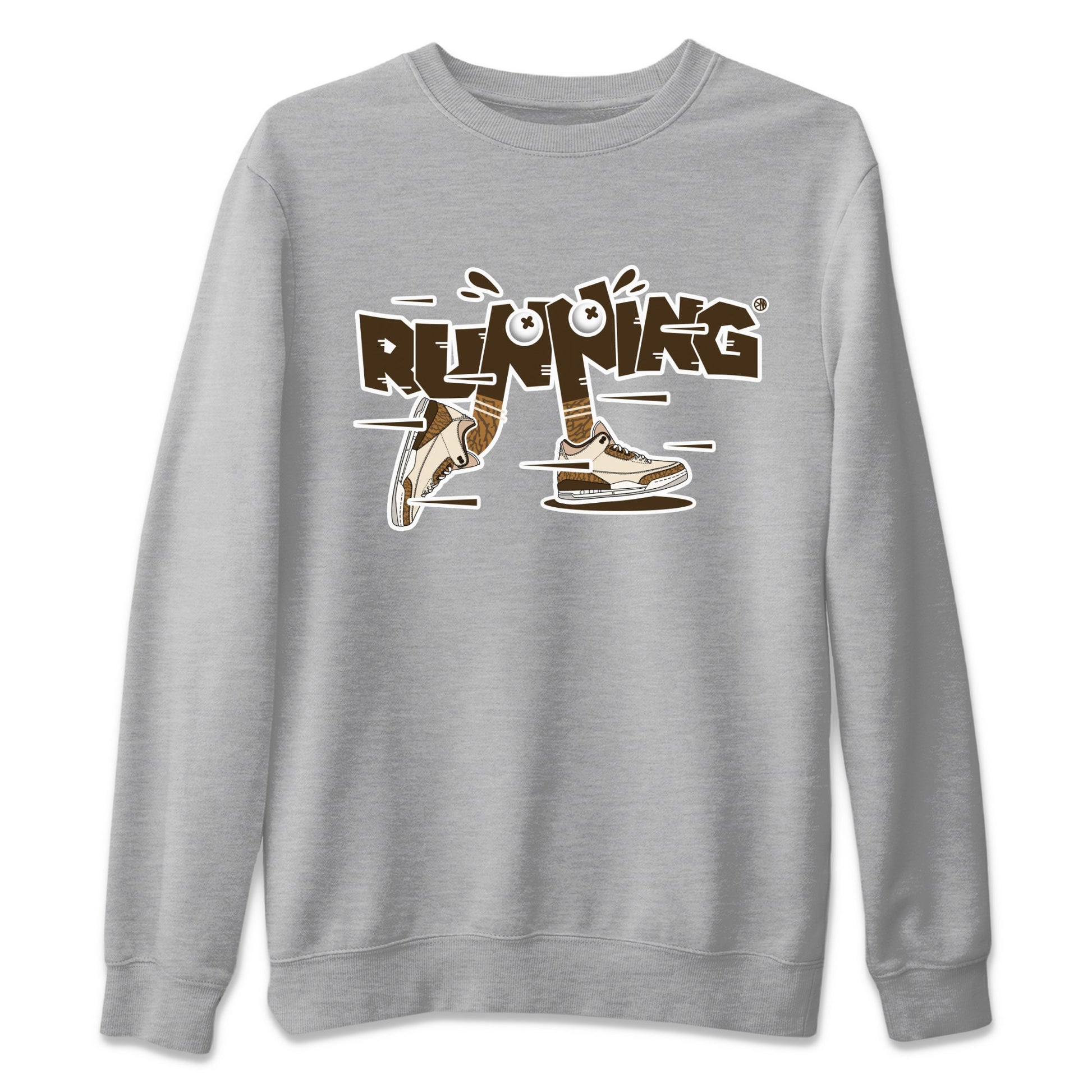 Air Jordan 3 Palomino Sneaker Match Tees Running Shoes Sneaker Tees AJ3 Palomino Sneaker Release Tees Unisex Shirts Heather Grey 2